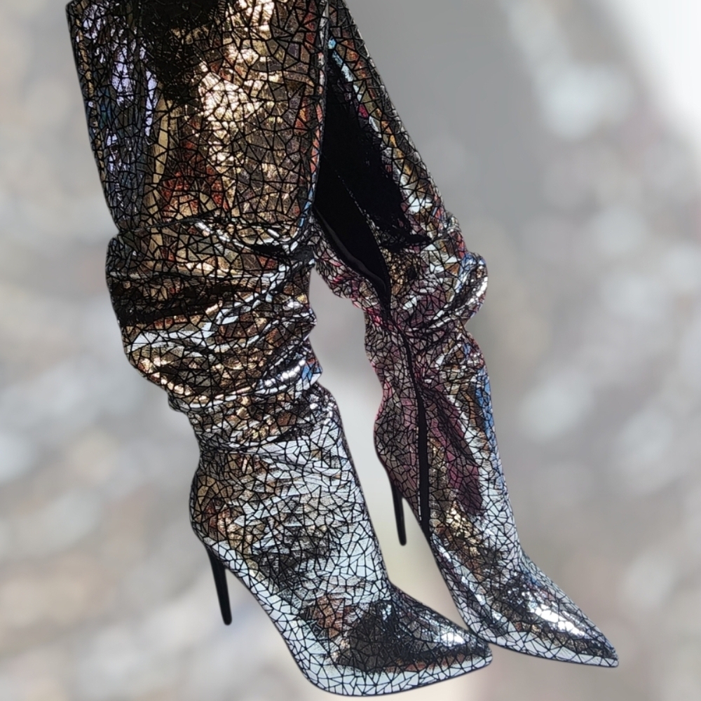 Beckey Slochy Stiletto Boots - Picture 3 of 4